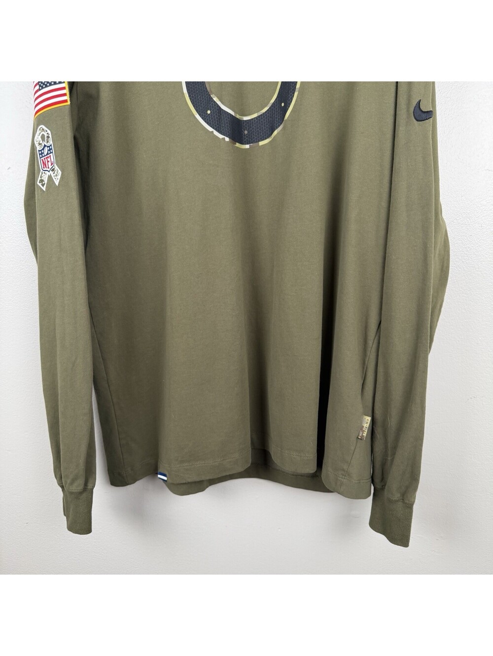 Nike NFL Salute to Service Indianapolis Colts Long Sleeve Shirt Dri-Fit Large - Picture 3 of 9